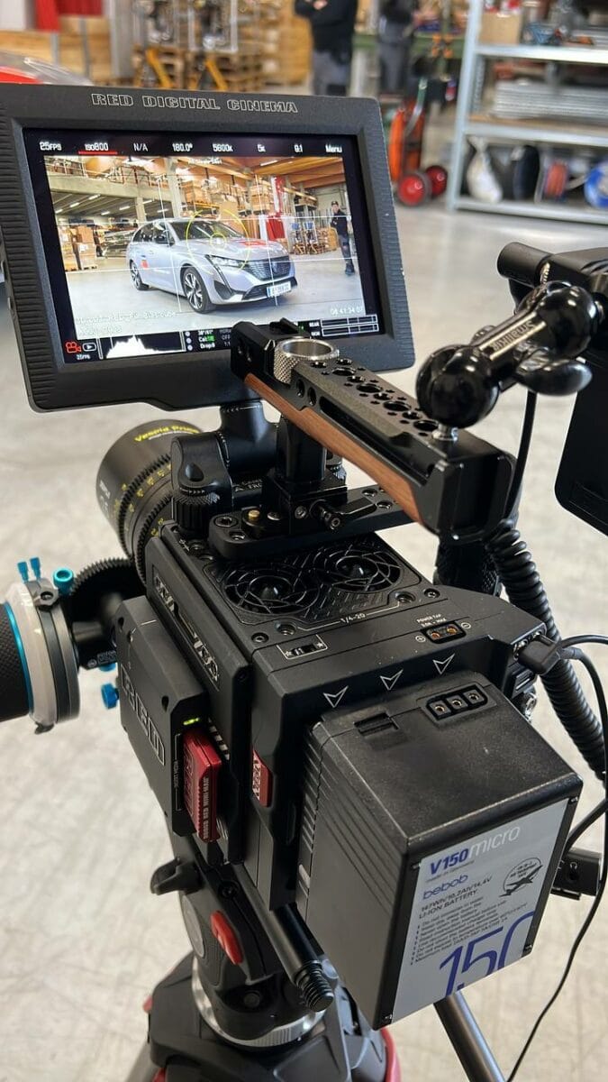 Professionelle Videokamera Ausrüstung, um perfekte Social-Media Videos und Kampagnen zu machen